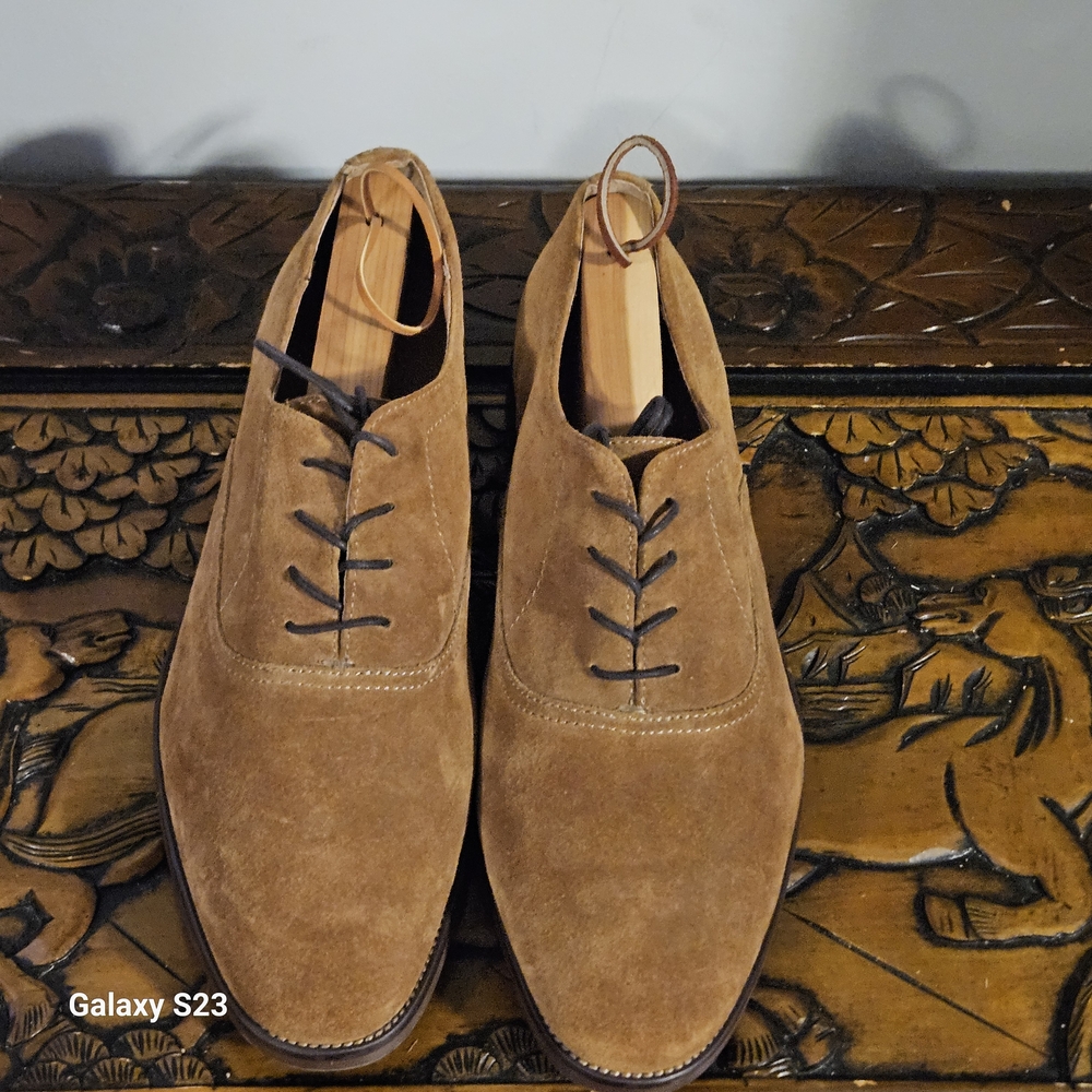Goodfellow & Co Tan Suede Oxfords